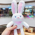 Pull ear bunny keychain