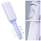 Rotatable Self Hair Cleaning Brush