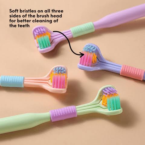 3 Sided Modern Toothbrush