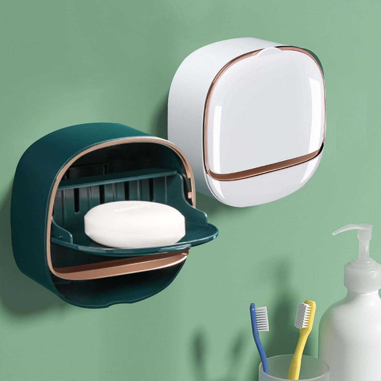 Flip-Up Wall Mounted Soap Holder
