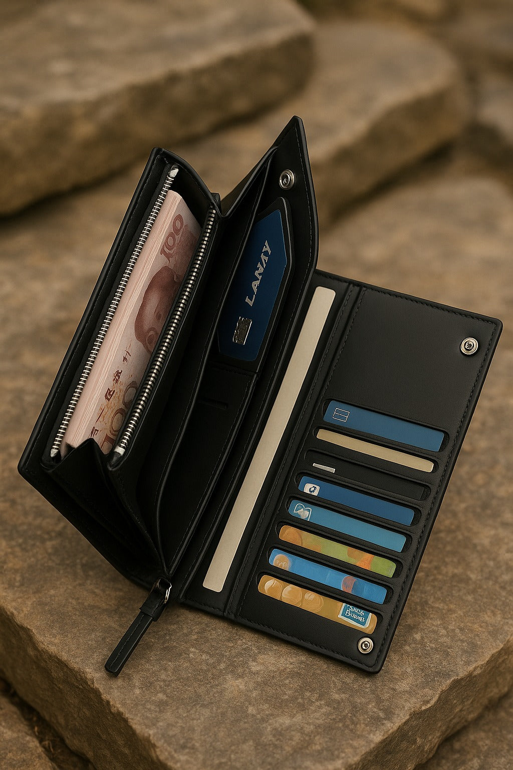All-In-One Men's Long Wallet