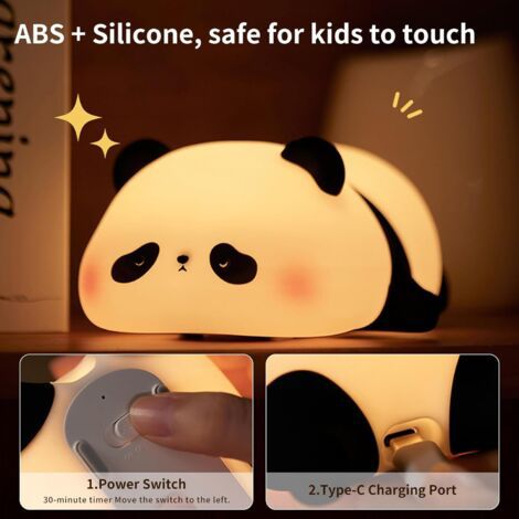 Squishy Panda LED Night Light
