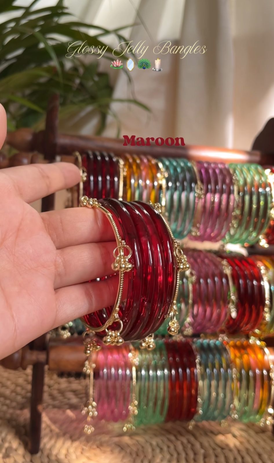 Viral Crystal Jelly Bangles