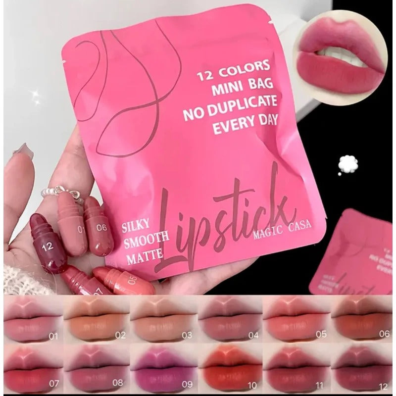 Magic Casa 18-Color Mini Capsule Matte Lipstick Set