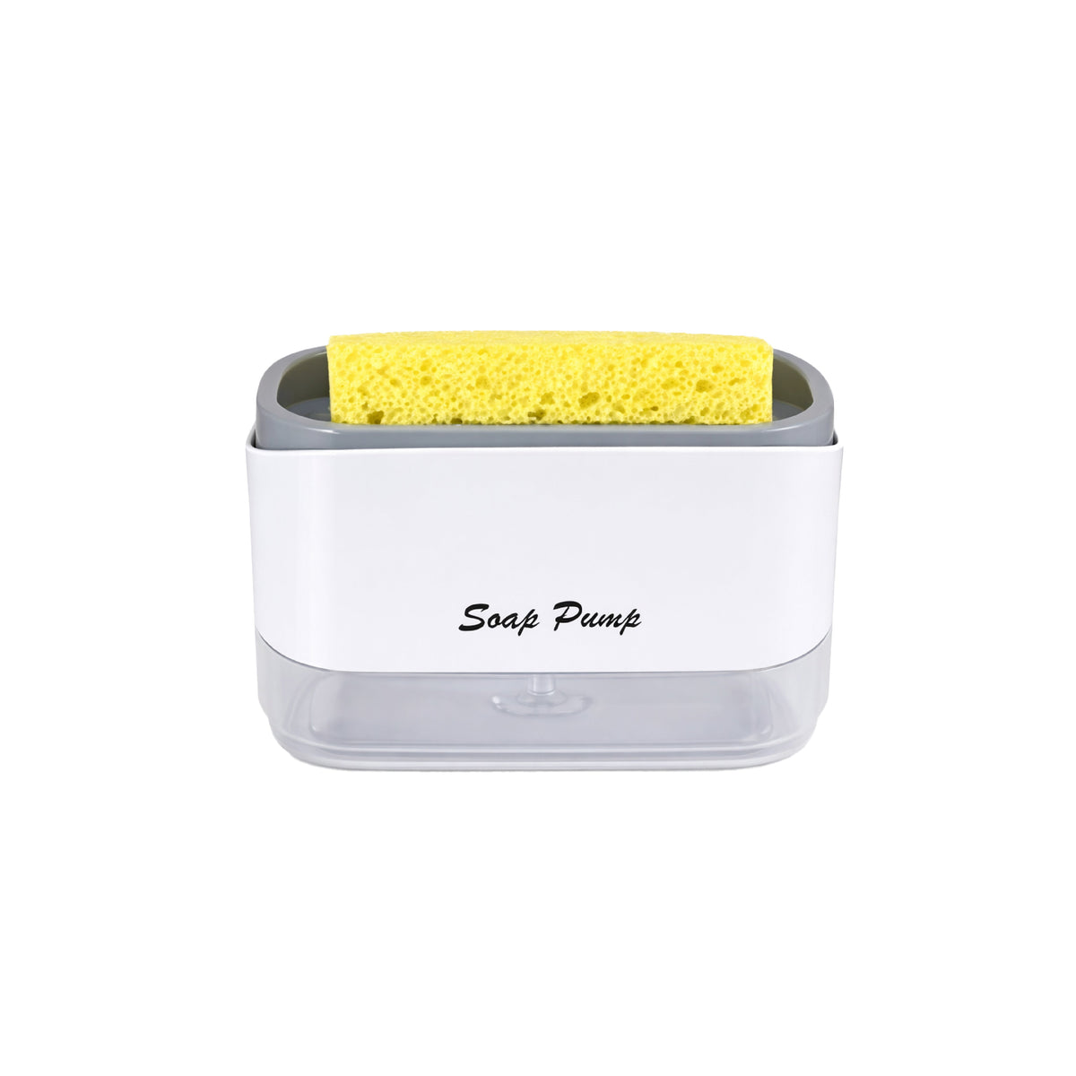 2-in-1 Dish Soap Dispenser with Sponge Holder