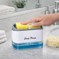 2-in-1 Dish Soap Dispenser with Sponge Holder