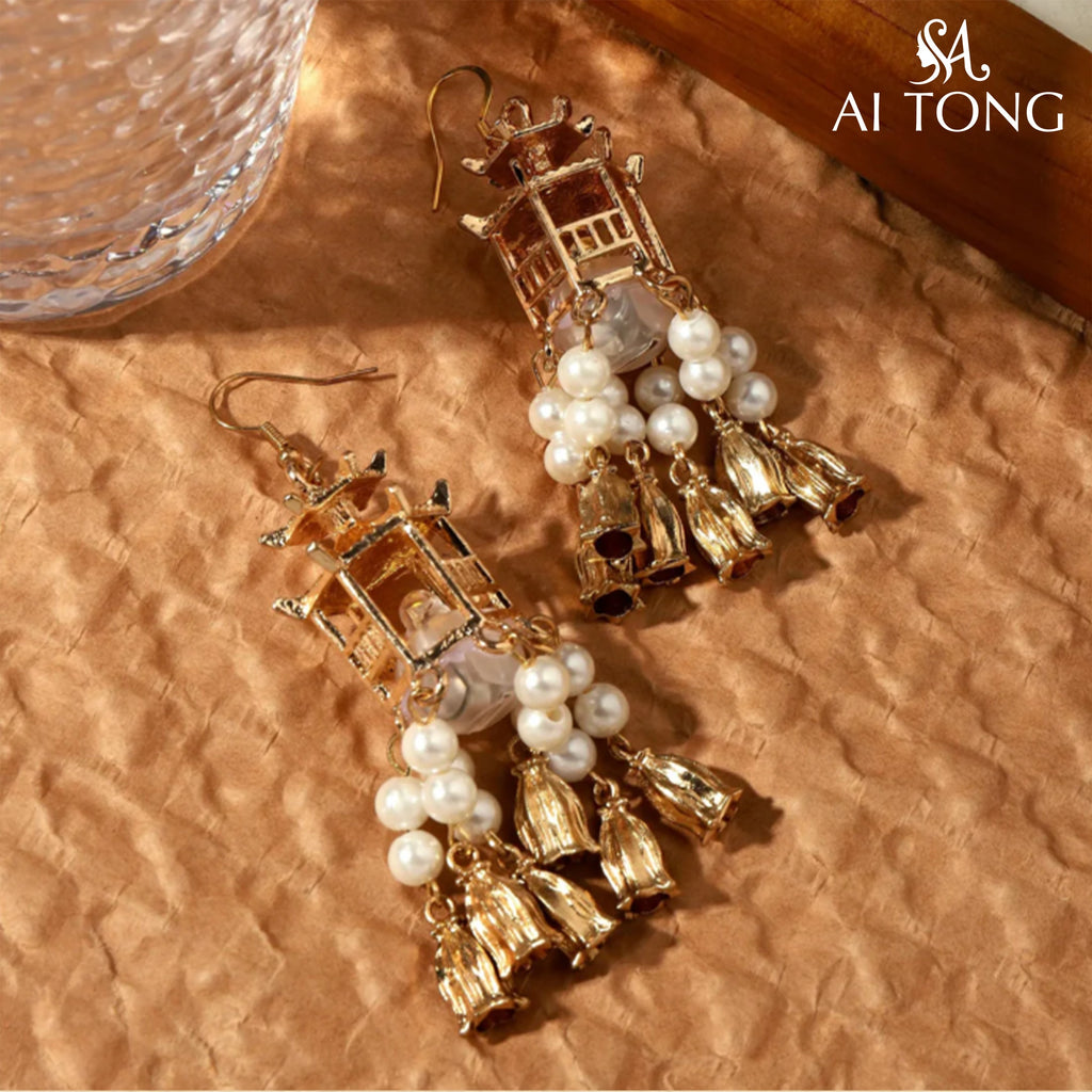 Luminous Earring Beads Tassel