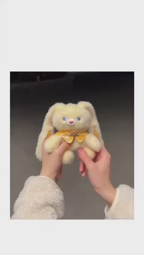 Pull ear bunny keychain