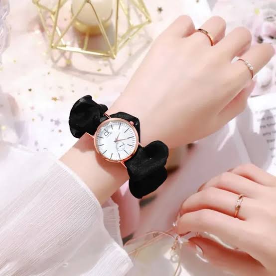 Elegant Scrunchie Watch