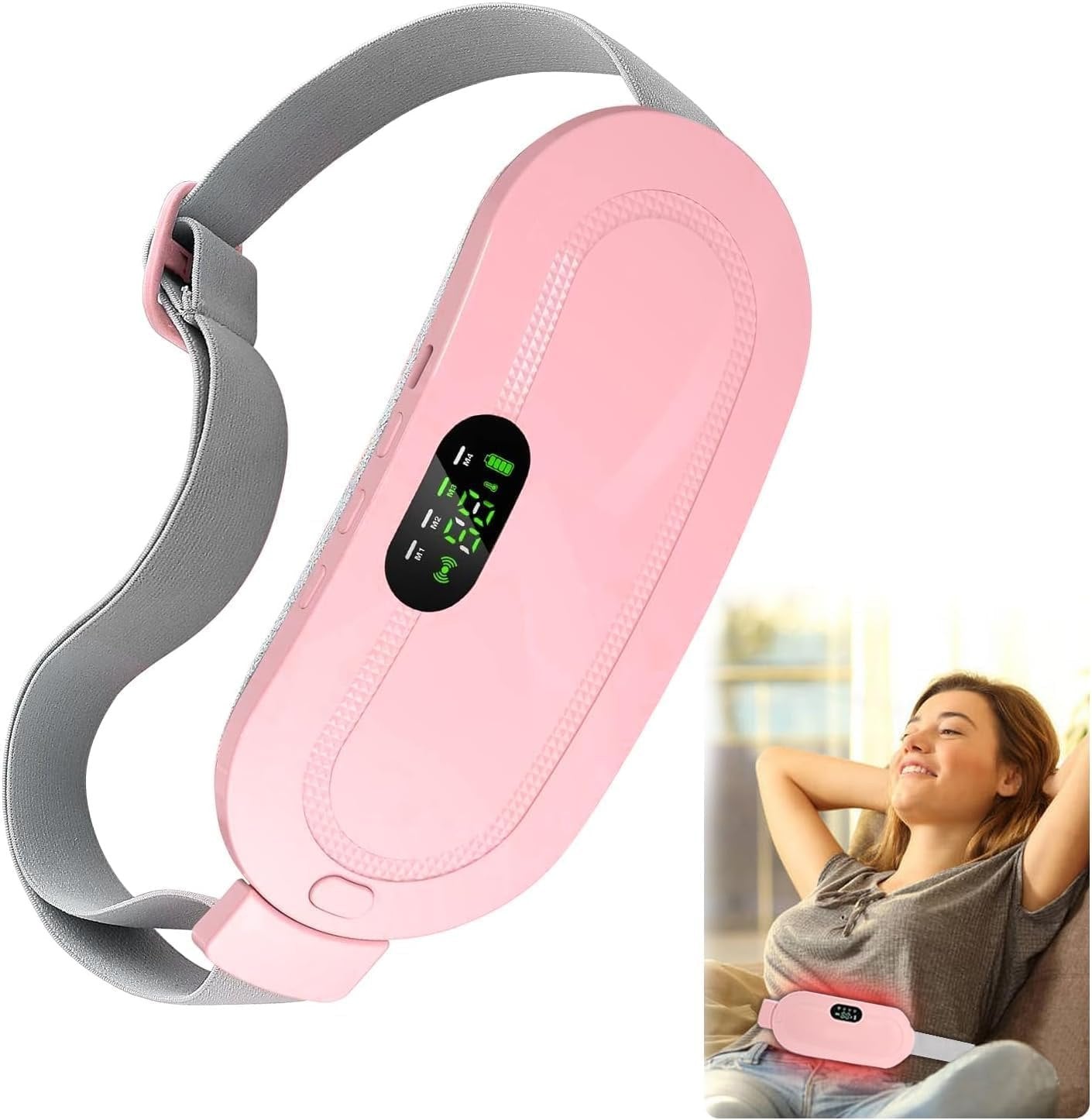 LunaRelief 2-in-1 Heat & Massage Belt