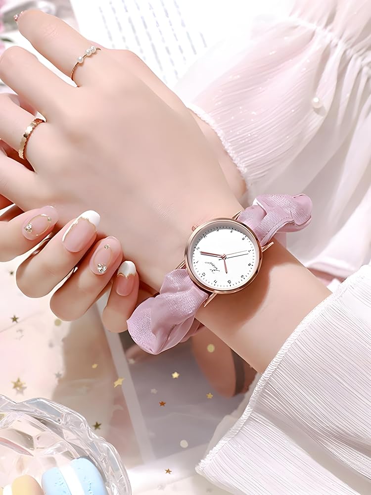 Elegant Scrunchie Watch