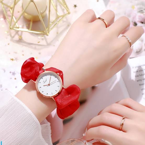 Elegant Scrunchie Watch