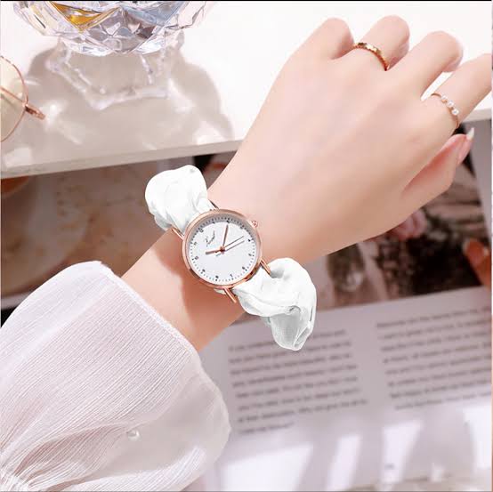 Elegant Scrunchie Watch